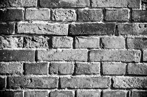 Brick wall texture grunge to use as background Stock Photos
