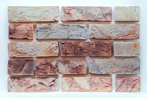 Brick wall texture. Old brick wall. White Red Retro Wallpaper. Background of  Stock Photos