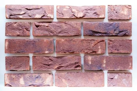 Brick wall texture. Old brick wall. White Red Retro Wallpaper. Background of  Stock Photos