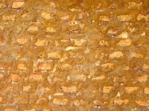 Brick wall texture in a rustic house Stock Photos