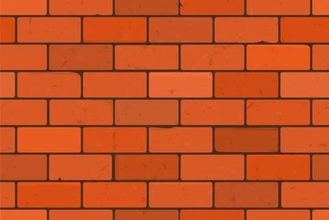 Brick wall texture seamless pattern Stock Illustration