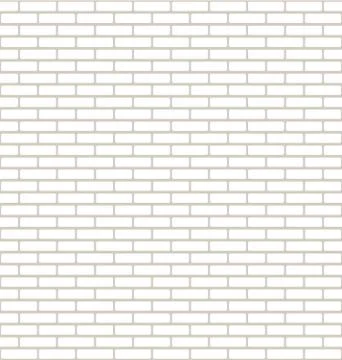 Brick Wall Texture with Small Bricks in White and Light Brown Stock Illustration