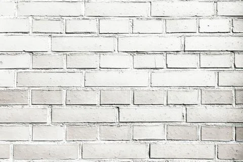 Brick wall texture. White brick wall background. White brick wall for interio Stock Photos