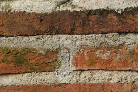 Brick wall textured for background Stock Photos
