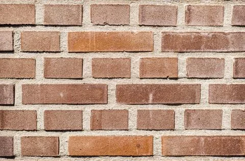 Brick Wall, Textured Background Stock Photos