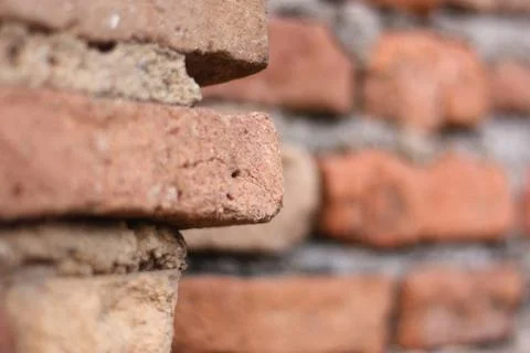 Brick wall textured pattern Stock Photos