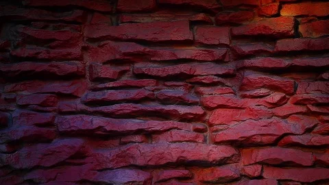 Brick wall tree shadow nobody hd footage Stock Footage 101305042