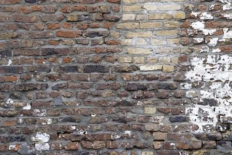 A brick wall for using as background, wallpaper Stock Photos