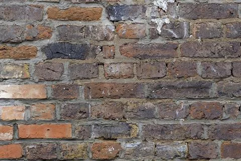 A brick wall for using as background, wallpaper Stock Photos