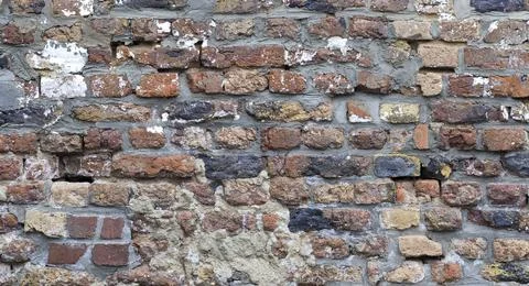 A brick wall for using as background, wallpaper Stock Photos