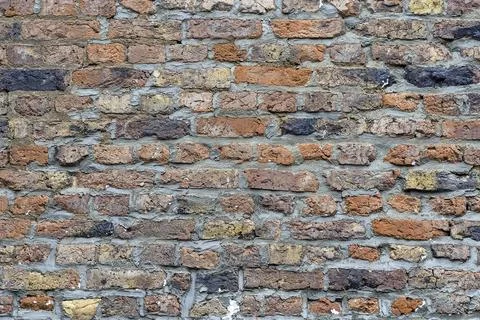 A brick wall for using as background, wallpaper Stock Photos