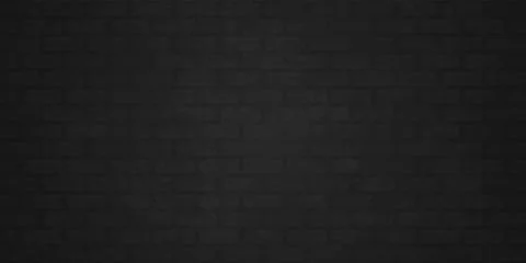Brick wall vector background. Vector black gray grunge brick wall pattern wit Stock Illustration
