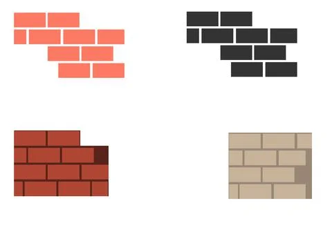 Brick wall. Vector illustration desing Stock Illustration