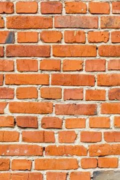 A brick wall with a white border Stock Photos