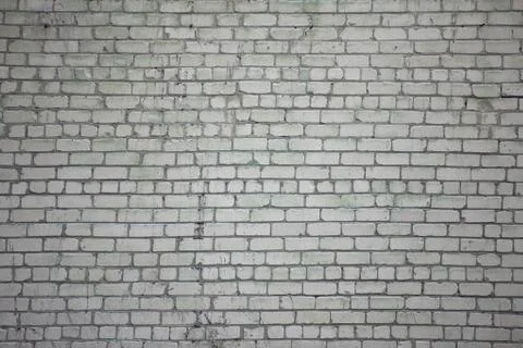 Brick wall of white brick 写真素材