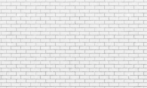 Brick wall, white bricks wall texture background for graphic design, Vector Stock Illustration