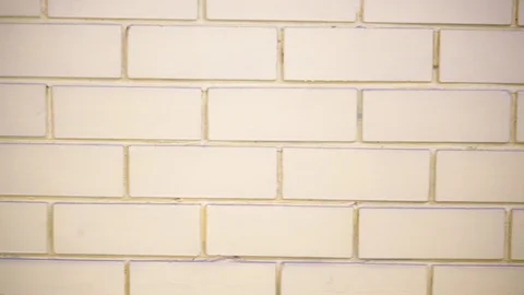 The brick wall is white. Stock Footage 124913025