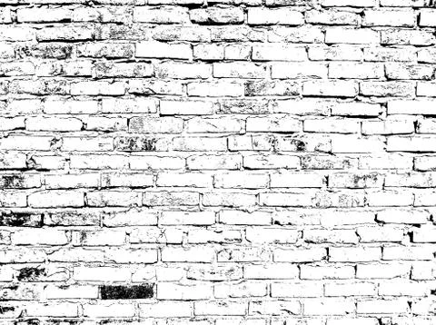 Brick Wall White Stock Photos