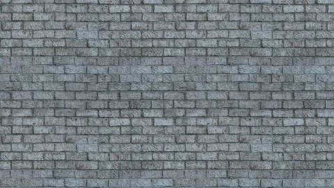 Brick wall, wide panorama of masonry Stock Illustration