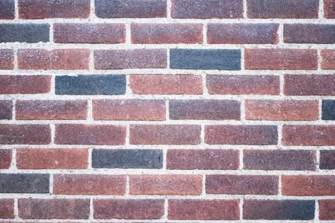 Brick Wall_Blue 写真素材