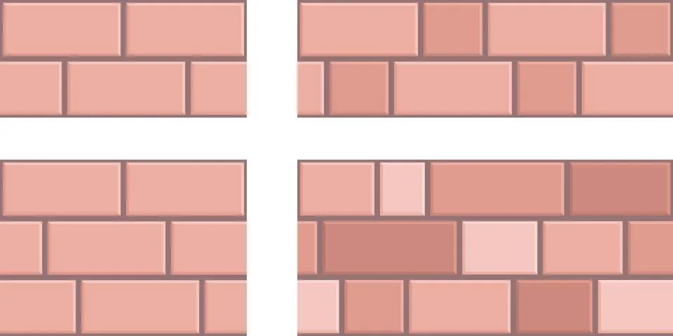 Brick walls Stock Illustration