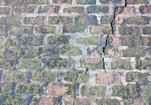 Brick walls of the old Stock Photos