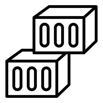 Brick worker icon outline vector. Mortar wall Stock Illustration