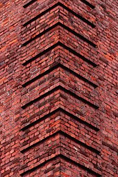 Brick Zigzag Pattern Stock Photos