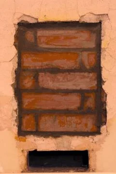Bricked up Stock Illustration