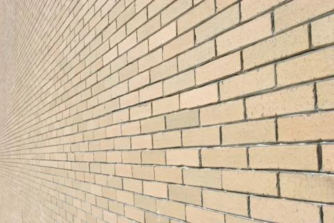 Bricked wall background perspective Foto stock