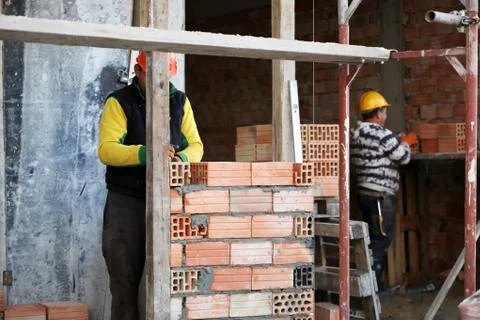 Bricklayer Foto stock
