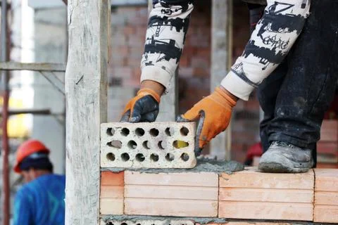 Bricklayer Foto stock