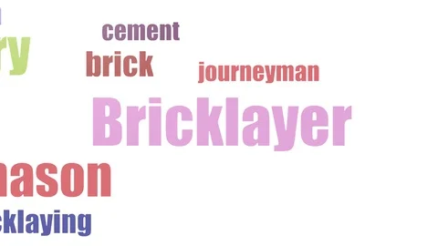 Bricklayer Isolated Stock Video Footage | Royalty Free Bricklayer ...