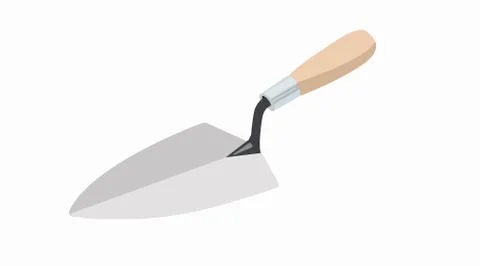 Bricklayer Trowel Illustrazione stock