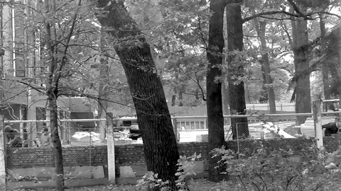 Bricklayers Construct The Wall On The Graders Background Stock Footage 103955671