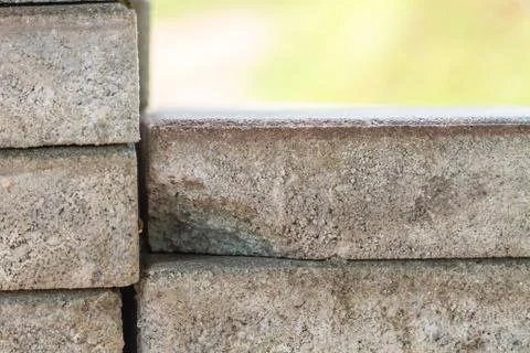 Bricklaying - pile of bricks Stock Photos
