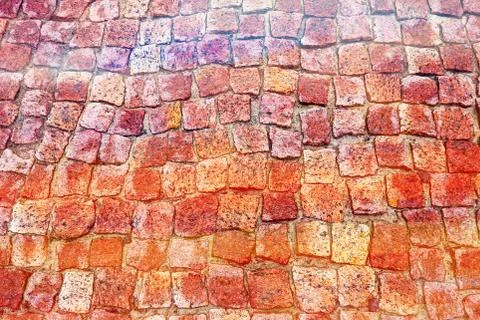 Bricks and pavement Stock Photos