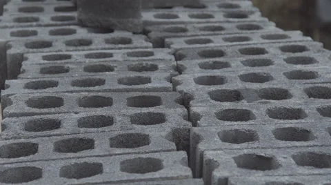 The bricks are grey in Thailand Vídeos de archivo 68738141