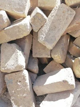 Bricks awaiting construction Stock-Fotos