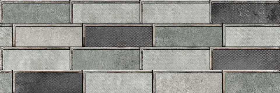 Bricks background italian design pattern Stock Illustration