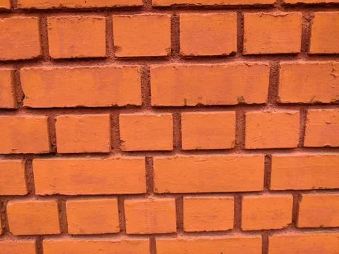 Bricks background texture. Copy space. Empty template Stock Photos