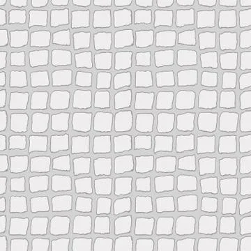 Bricks handdrawn seamless gray pattern. Vector illustration. Stock Illustration
