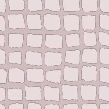 Bricks handdrawn seamless gray pattern. Vector illustration. Stock Illustration