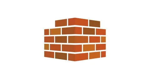 Bricks icon. Bricks logo. Animation with... | Stock Video | Pond5