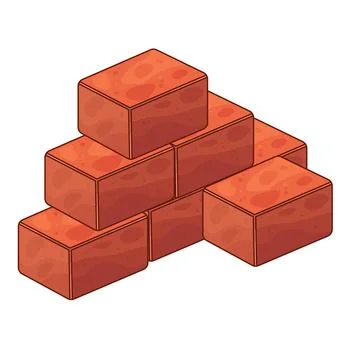 Bricks illustration Stock Illustration