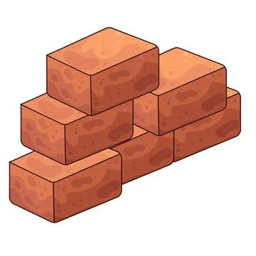 Bricks illustration Stock Illustration