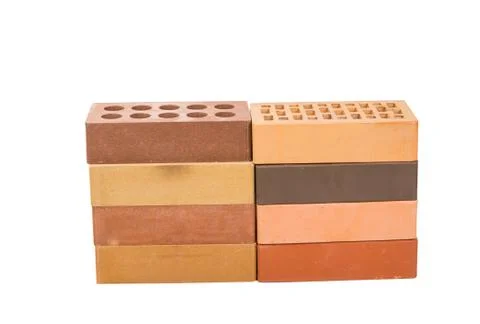 Bricks isolated Stock Photos