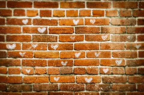 Bricks of love Stock-Fotos