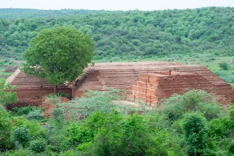 Bricks making Stock Photos