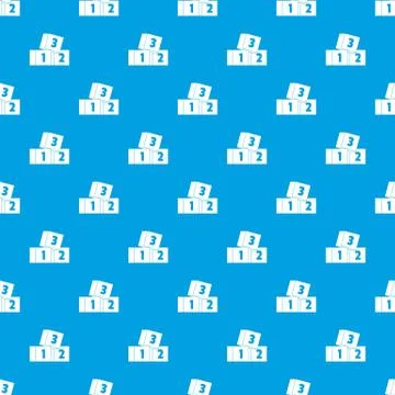 Bricks pattern seamless blue Stock Illustration